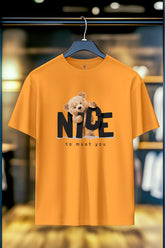 TEDDY BEAR NICE TO MEET U | UNISEX T-SHIRT